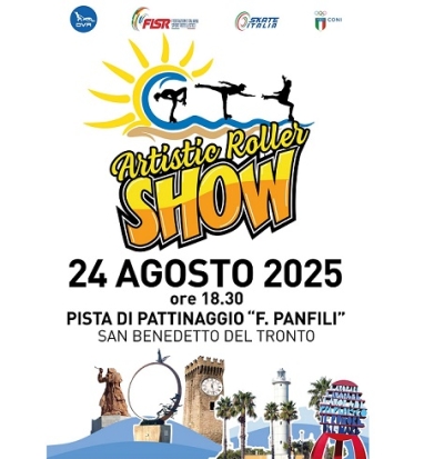 Domenica 24 agosto esibizione di Pattinaggio Artistico a rotelle denominata “Artistic Roller Show”