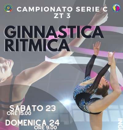 A Fermo la terza prova del Campionato Nazionale di Serie C di Ginnastica Ritmica