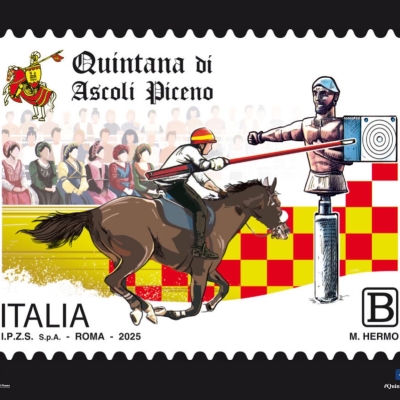 Ascoli Piceno - Francobollo dedicato alla Quintana, il 12 luglio l'annullo filatelico