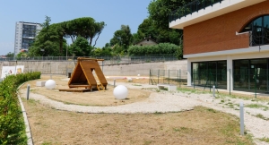 Ascoli Piceno - Campo da basket e giochi per i pi&ugrave; piccoli, lavori nel quartiere di Monticelli
