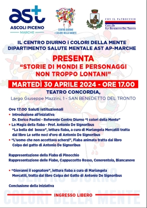 &ldquo;STORIE DI MONDI E PERSONAGGI NON TROPPO LONTANI&rdquo; per il giorno 30 aprile, ore 17.00