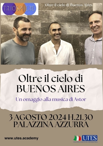 Sabato 3 agosto alla Palazzina Azzurra 