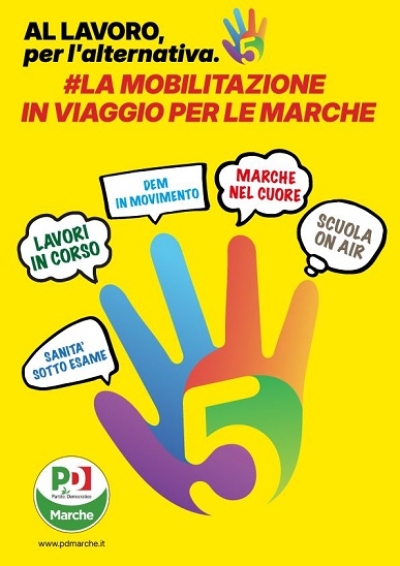 Al via le cinque mobilitazioni del PD Marche
