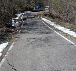 Strade franate ad Acquasanta Terme, 'rischio stop dei cantieri post sisma'