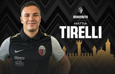 Ascoli Calcio - Arriva l'attaccante Tirelli. Sorteggiato il calendario: debutto contro la Spal
