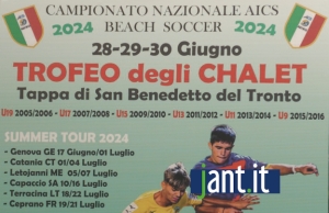 Anche per il 2024 ci sar&agrave; una tappa del Torneo degli Chalet a San Benedetto del Tronto