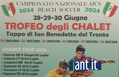 Anche per il 2024 ci sarà una tappa del Torneo degli Chalet a San Benedetto del Tronto