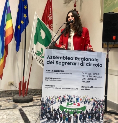 Assemblea dei Segretari di Circolo del PD Marche. La Segretaria Bomprezzi: pronti alla mobilitazione per costruire un progetto per le Marche