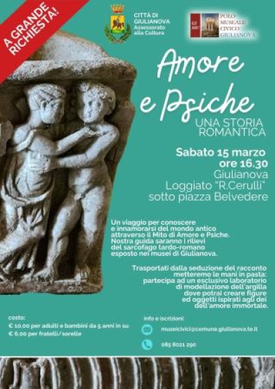 Giulianova, a grande richiesta torna “Amore e Psiche. Una storia romantica”
