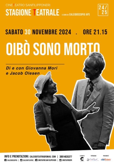 Prosegue la Stagione teatrale “Essere Umani” al Cineteatro San Filippo Neri a cura di Caleidoscopio APS
