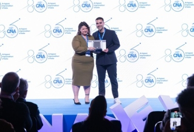 Passaggio generazionale, Mattia Ballatori (Ballatori Costruzioni) premiato al CNA Next di Roma