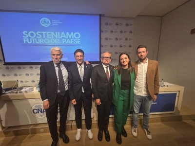 La CNA di Ascoli Piceno premiata a Roma per i risultati del tesseramento 2024-2025