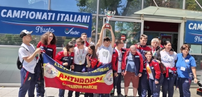 Coppa Italia Fisdir, nel nuoto l’Anthropos centra un fantastico argento