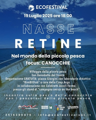 Degustazioni, laboratori e storie di mare: torna “Nasse e retine” al Villaggio della Piccola Pesca