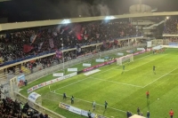 Coreografia choc nel derby Sambenedettese-Ascoli, cinque anni di Daspo per un tifoso