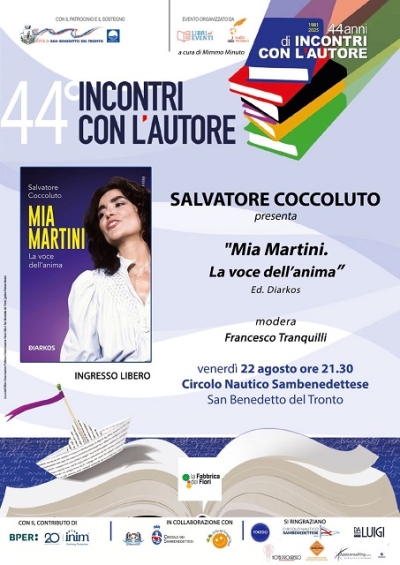 Salvatore Coccoluto al Circolo Nautico Sambenedettese con Mia Martini. La voce dell’anima