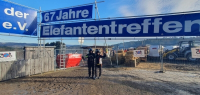 Ascoli Piceno - Due motociclisti eroi all'Elefantentreffen: 