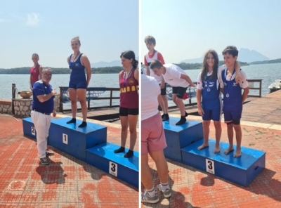 La squadra agonistica di Canoa della Lega Navale di San Benedetto presente al campionato regionale Canoa Velocità 200 mt. R/J/S/M + Canoagiovani + Paracanoa