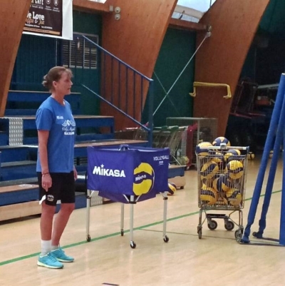Le ragazze della De Mitri Volley Angels Porto San Giorgio scendono in campo contro la Fos Cvr Reggio Emilia