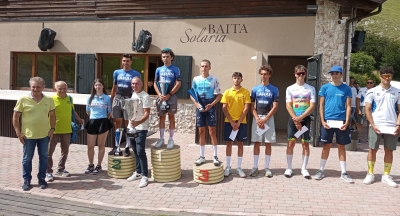 Francesco Parravano in trionfo alla terza edizione della cronoscalata Sarnano-Sassotetto