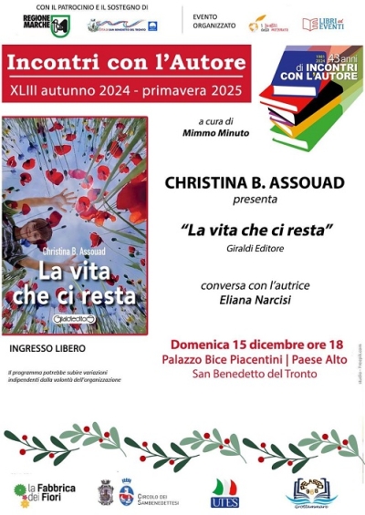 CHRISTINA B. ASSOUAD PRESENTA IL LIBRO “LA VITA CHE CI RESTA”