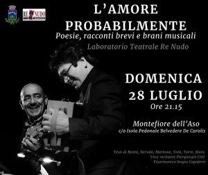 Laboratorio Teatrale Re Nudo presenta "L'amore probabilmente"