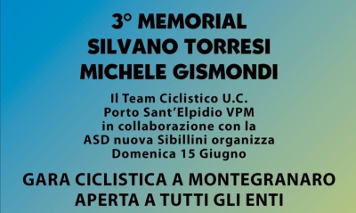 In arrivo il terzo Memorial Silvano Torresi e Michele Gismondi