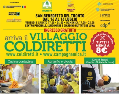 Arriva a San Benedetto del Tronto il Villaggio Coldiretti