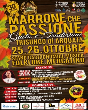 'Marrone che Passione', ad Arquata anche chef stellato Mazzaroni