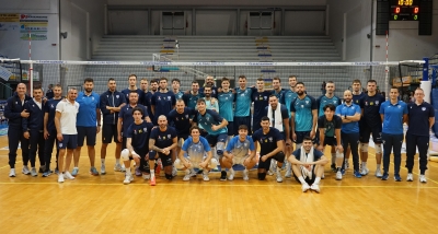 Allenamento congiunto a Roseto degli Abruzzi per la Yuasa Battery