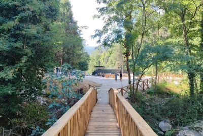 Ad Acquasanta Terme inaugurata la passeggiata fluviale