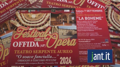 Stasera al teatro Serpente Aureo di Offida La Boheme