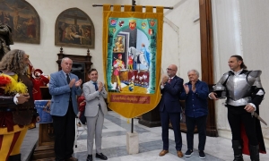 Ascoli Piceno - Quintana di agosto, presentato il Palio realizzato da Ren&egrave;