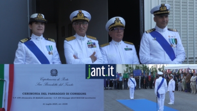 PASSAGGIO DI CONSEGNE ALLA CAPITANERIA DI PORTO DI SAN BENEDETTO DEL TRONTO