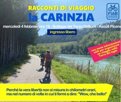 In bicicletta attraverso la Carinzia: un viaggio tra i laghi raccontato alla Bottega del Terzo Settore