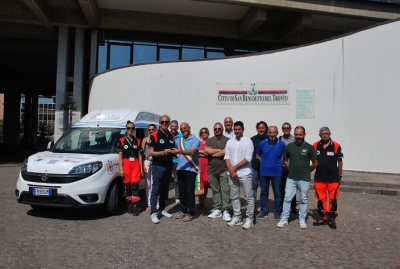 Consegnato al Presidente della Croce Verde Galieni un veicolo per l’accompagnamento di persone a ridotta mobilità