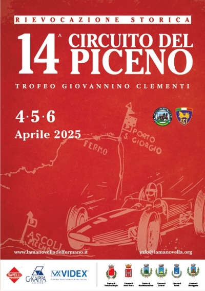 Domenica 6 aprile previsto in Città il transito delle auto partecipanti alla 14° Edizione della 