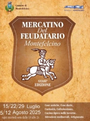 PRESENTATA IN REGIONE LA 33&ordf; EDIZIONE DEL MERCATINO DEL FEUDATARIO DI MONTEFELCINO