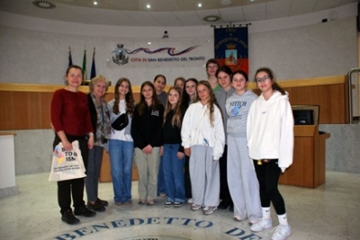 In Comune una scolaresca polacca insieme alle compagne sambenedettesi