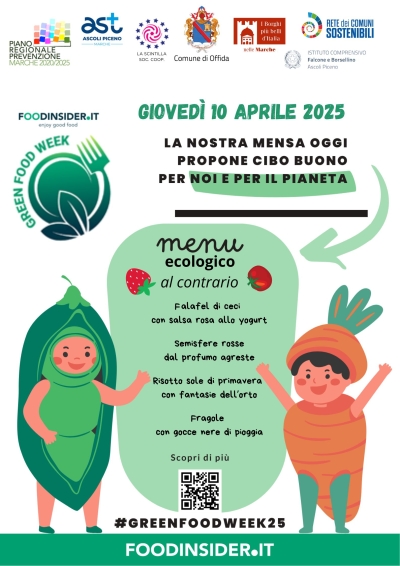 Offida ad aprile promuove un’alimentazione sostenibile
