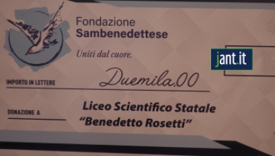 Donate risorse agli istituti scolastici del territorio dalla Fondazione Sambenedettese