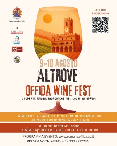 Offida, il weekend di “Altrove – Wine Fest”: vino, luoghi segreti e storie da scoprire