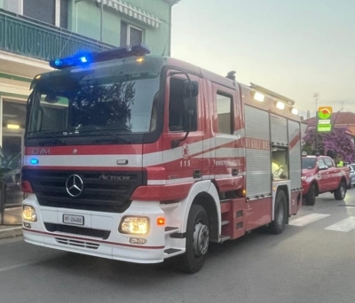Esplosione ad Alba Adriatica, intervengono i Vigili del Fuoco