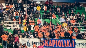 Oltre 500 tifosi fermani sugli spalti del palas di Siena per spingere la Yuasa Battery Grottazzolina in Superlega
