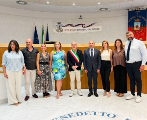 La delegazione dalla citt&agrave; bulgara di Loveč &egrave; stata ricevuta in municipio dal Sindaco Antonio Spazzafumo