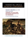 Venerd&igrave; 12 dicembre presso il Museo del Mare prosegue la serie di incontri per la rassegna &ldquo; I VENERD&Igrave; DEL CIRCOLO DEI SAMBENEDETTESI&rdquo;