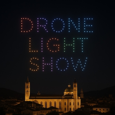 Dal ponte di Porta Maggiore parte il Drone Light Show