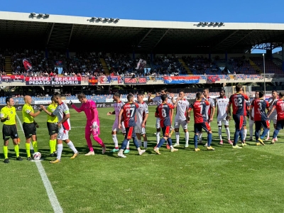 Samb spettacolo al Riviera, 5-0 contro L’Aquila: doppietta di Eusepi