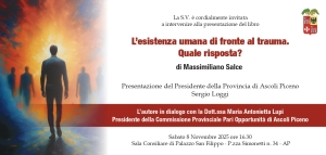 &ldquo;L&rsquo;esistenza umana di fronte al trauma. Quale risposta?&rdquo;