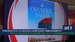 " OVUNQUE SARAI" &egrave; la nuova campagna abbonamenti U.S. Sambenedettese, stagione 2025/2026